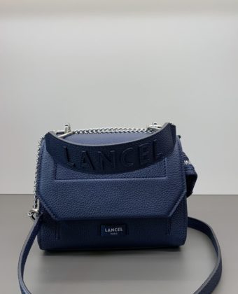 Sac Lancel Ninon rabat S bleu pétrole