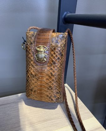 Etui à Telephone Double Claris Virot Python