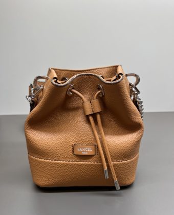 Sac Lancel seau Ninon S camel