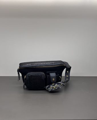 Sac Banane Romeo Claris Virot python noir