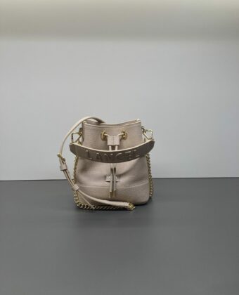 Sac Lancel seau Ninon S Cappuccino Doré