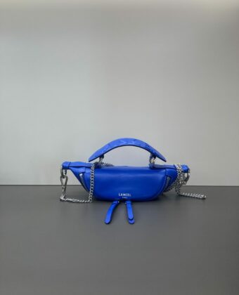 Sac Lancel mini origami Bleu Majorel
