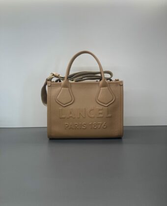 Sac Lancel Jour cabas zippé S Camel