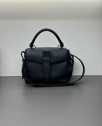 Sac Lancel Charlie rabat S vachette Noir