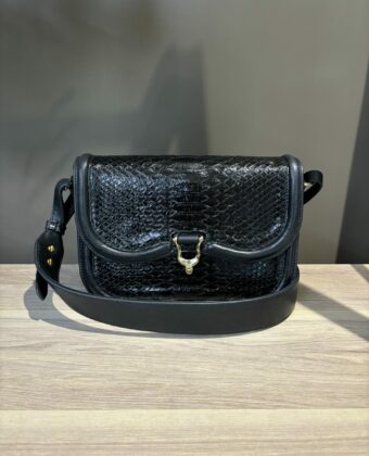 Sac Claris Virot Manon python Noir