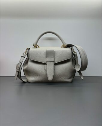 Sac Lancel Charlie rabat S vachette Grege