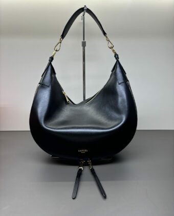 Sac Lancel Origami Hobo M Noir