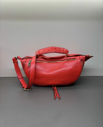 Sac Lancel origami M Rouge Baiser