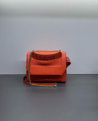 Sac Lancel Ninon rabat M Orange Vif