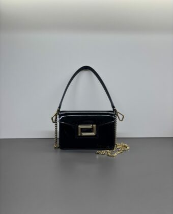 Sac Lancel mini Angele rabat Noir verni
