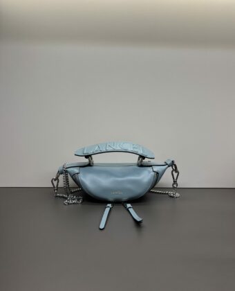 Sac Lancel mini origami Bleu Poudre