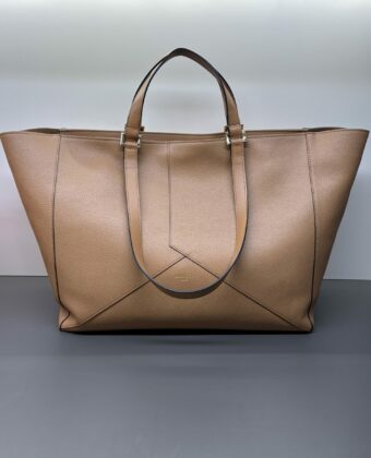 Sac Lancel Cabas zippé Enveloppe L Camel