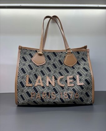 Sac Lancel Tote Cabas Zippé L Multico Noir