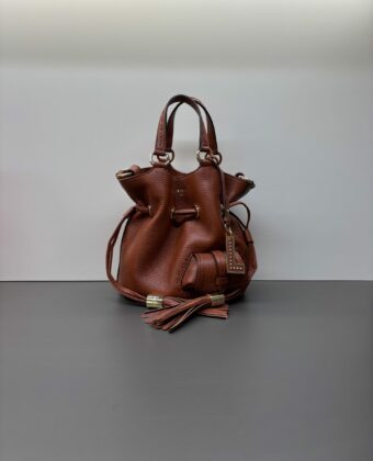 ac Lancel Premier Flirt mini seau Brique