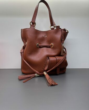 Sac Lancel Premier Flirt seau M Brique