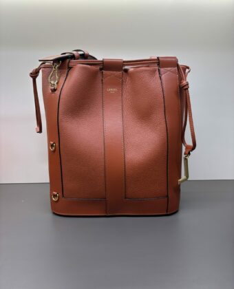 Sac seau Lancel Elles M Brique