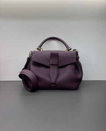 Sac Lancel Charlie rabat S vachette Cassis
