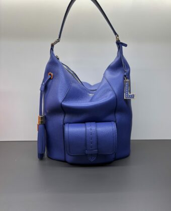 Sac Lancel Premier Flirt Hobo zippé M Indigo